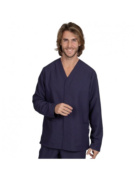 Casaca Nestor Manga Larga Hombre Azul Marino