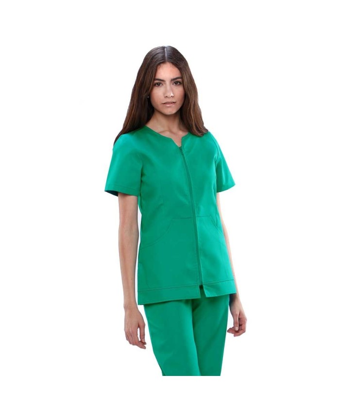 Chaqueta Mujer con cremallera Verde