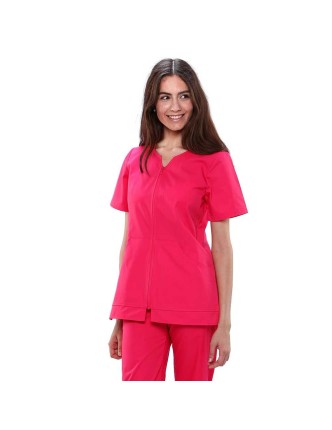 Chaqueta Mujer con cremallera Fucsia 2