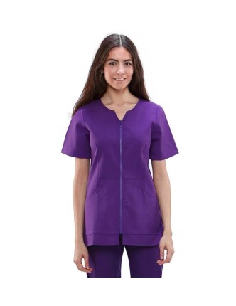 Chaqueta Mujer con cremallera Morado