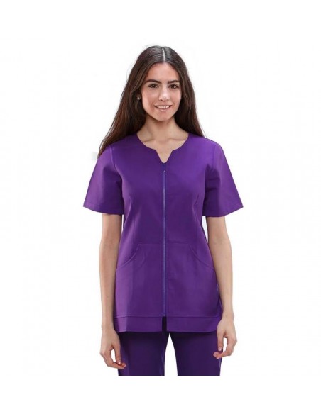 Chaqueta Mujer con cremallera Morado
