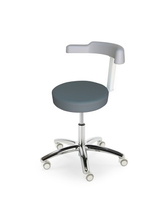 Taburete ergonómico ARMIS Con base inox NAMROL 2