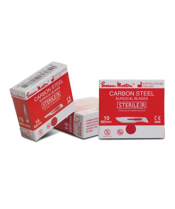 Hojas bisturí SWANN MORTON caja 100 unidades