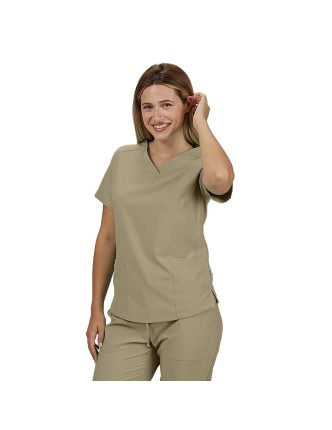 Casaca Mujer Rosalia Microfibra Color Beige Oscuro