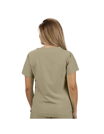 Casaca Mujer Rosalia Microfibra Color Beige Oscuro 2