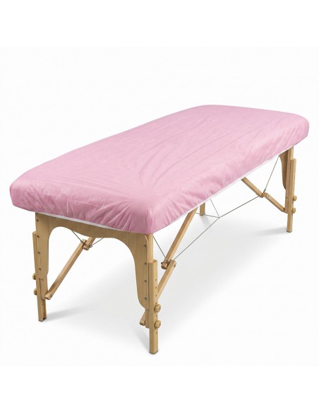 Funda camilla TST 95x220 cm. Rosa 25gr/m2 1 ud.