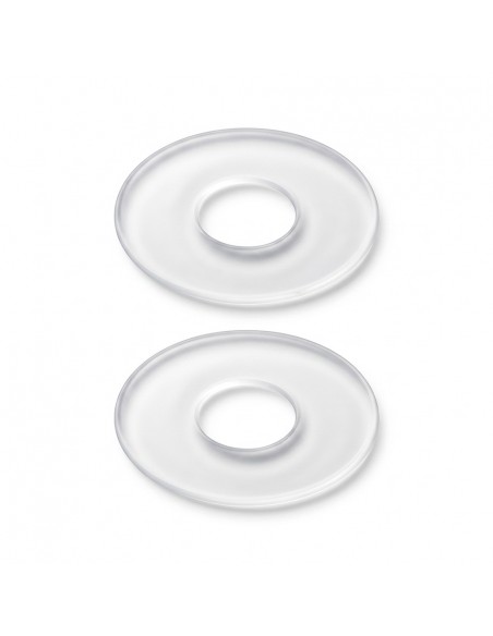 Disco protector ovalado grande silicona  juanetes (2 uds.)