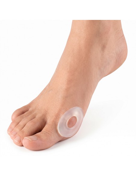 Disco protector ovalado grande silicona  juanetes (2 uds.)