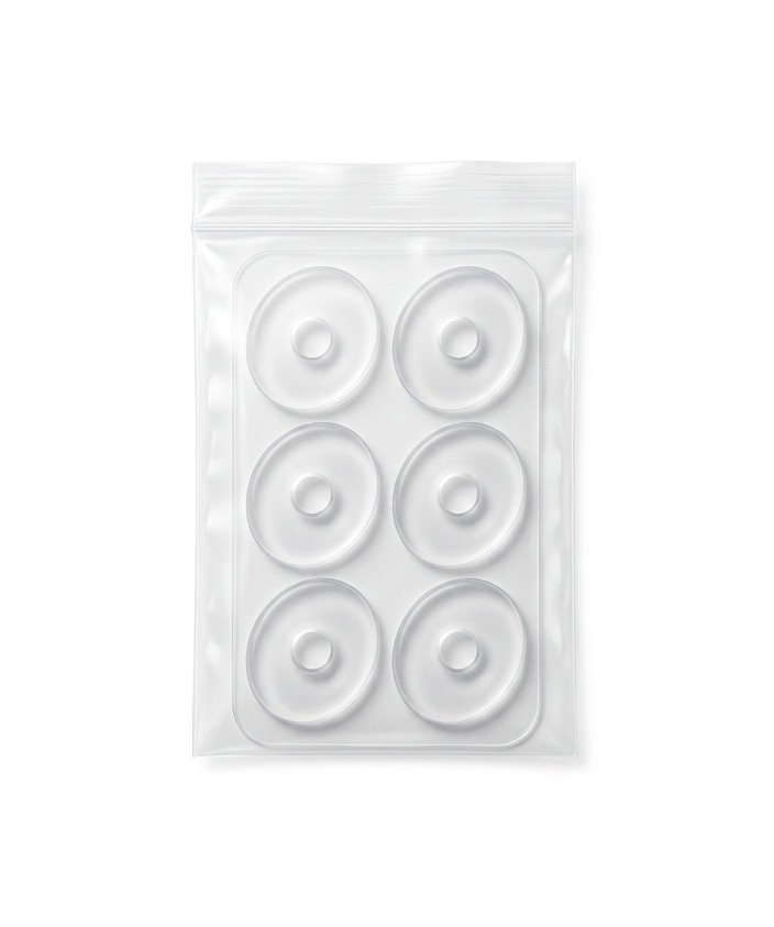 Disco protector ovalado silicona callos (6 uds.)