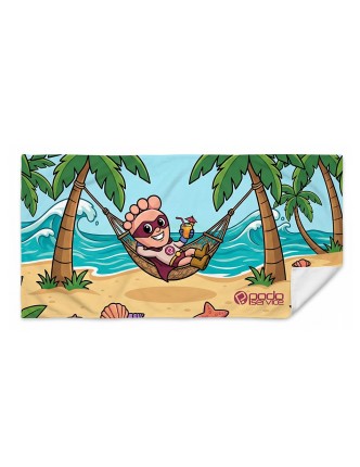 Toalla de playa SUPERPIE EN VERANO 50 x 100 cm.